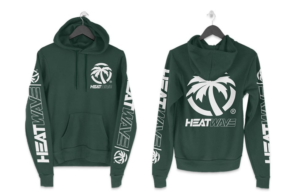 Heat Wave Billboard Split Sweatshirt ALPINE (SIZE M ONLY)