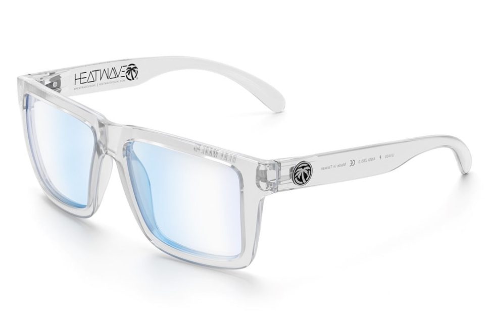 XL VISE Z87 Sunglasses Vapor Clear Frame: Blue Light Blocking