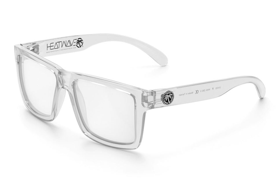 VISE Z87 Sunglasses Vapor Clear Frame: Tuff-Tec Clear Lens