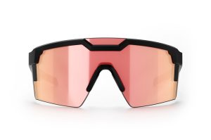 Future Tech Sunglasses: Side Stripe Red Customs Z87+
