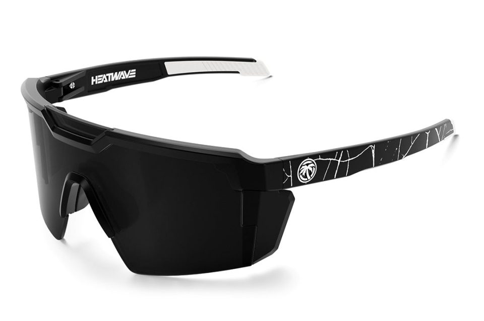 Future Tech Sunglasses: Shreddy Crack White Customs Z87+