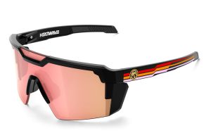 Future Tech Sunglasses: Side Stripe Red Customs Z87+
