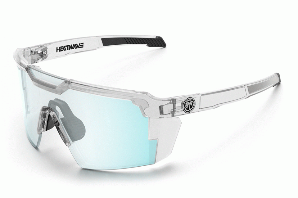 Future Tech Sunglasses: Vapor Clear Frame ARCTIC Photochromic Lens Z87+
