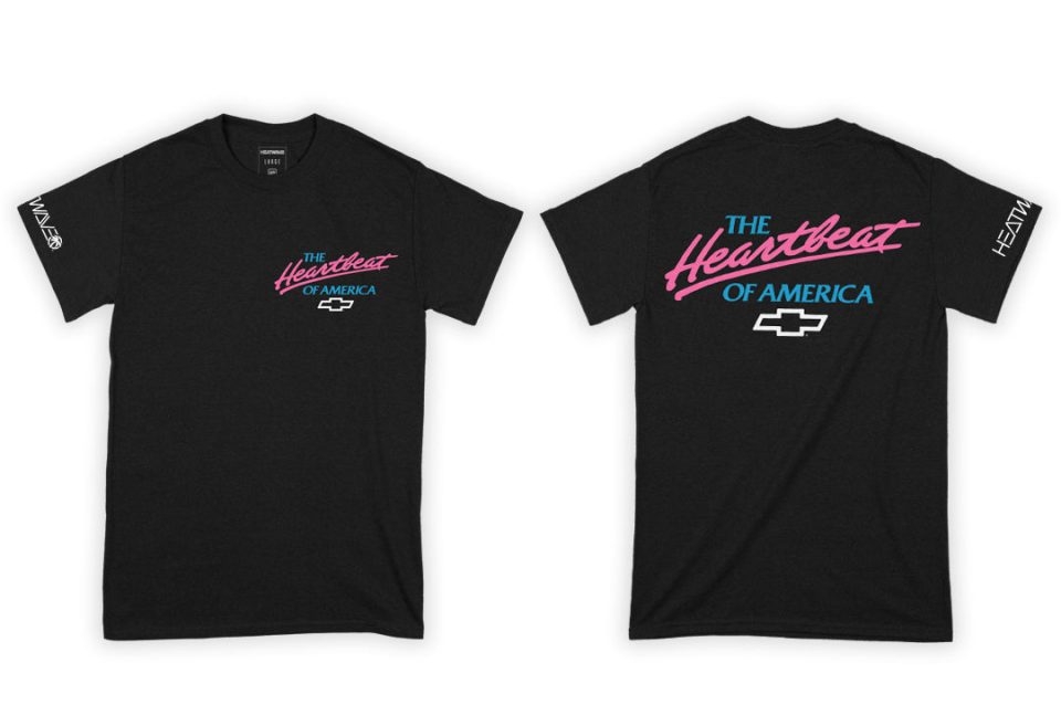 Heat Wave Chevrolet / Heart Beat of America T-Shirt Black