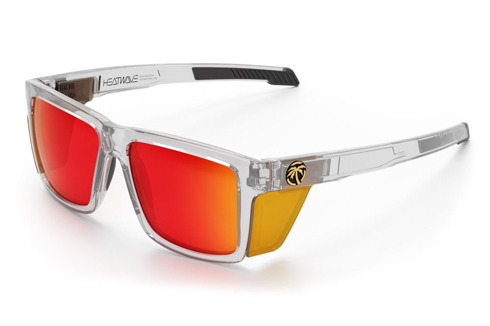 Performance Vise Sunglasses: Vapor Clear Frame Sunblast Lens Z87+