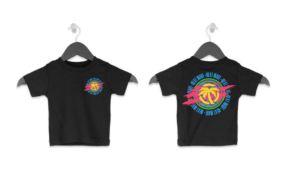 Heat Wave Saved by the Wave TODDLER T-Shirt Black