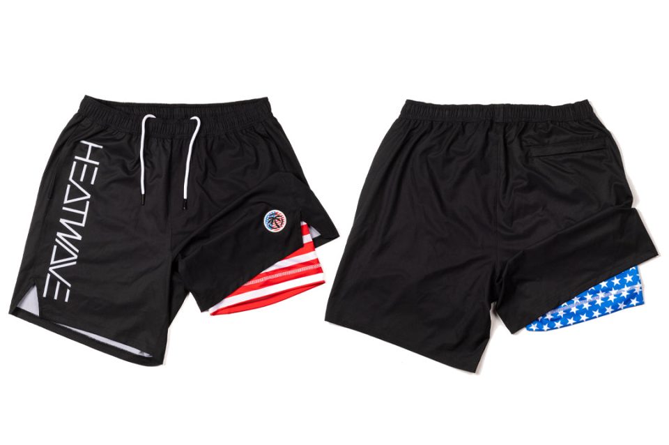 Heat Wave Visual USA RWB Performance Shorts