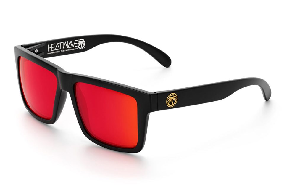 VISE Z87 Sunglasses Black Frame: Firestorm Lens