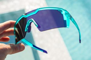 Future Tech Sunglasses: Aqua Frost Z87+