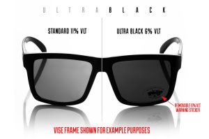 Lazer Face Sunglasses: Ultra Black Z87