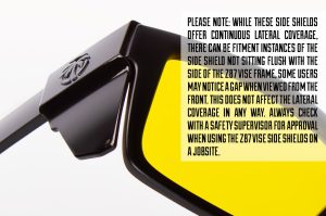 VISE And XL VISE  Side Shield z87+ Matte BLACK